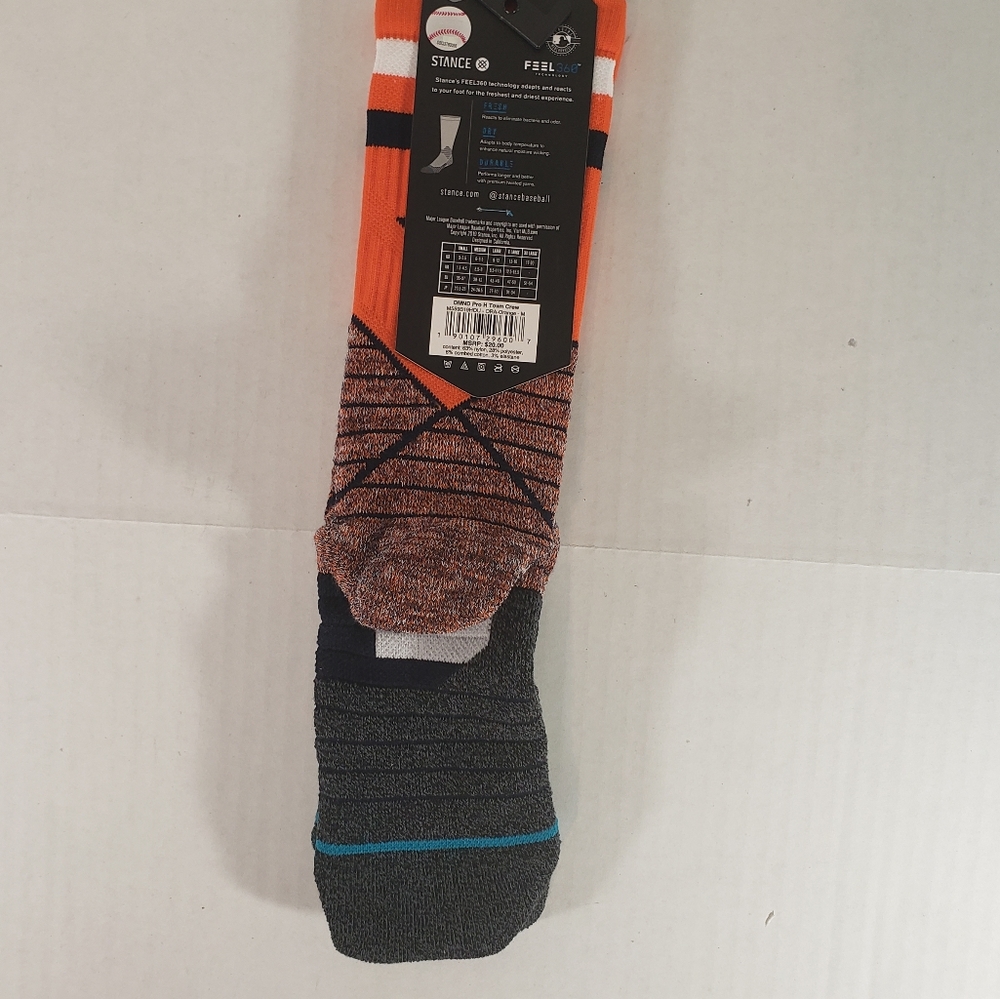 NWT Houston Astros Stance Socks - Picture 3 of 5